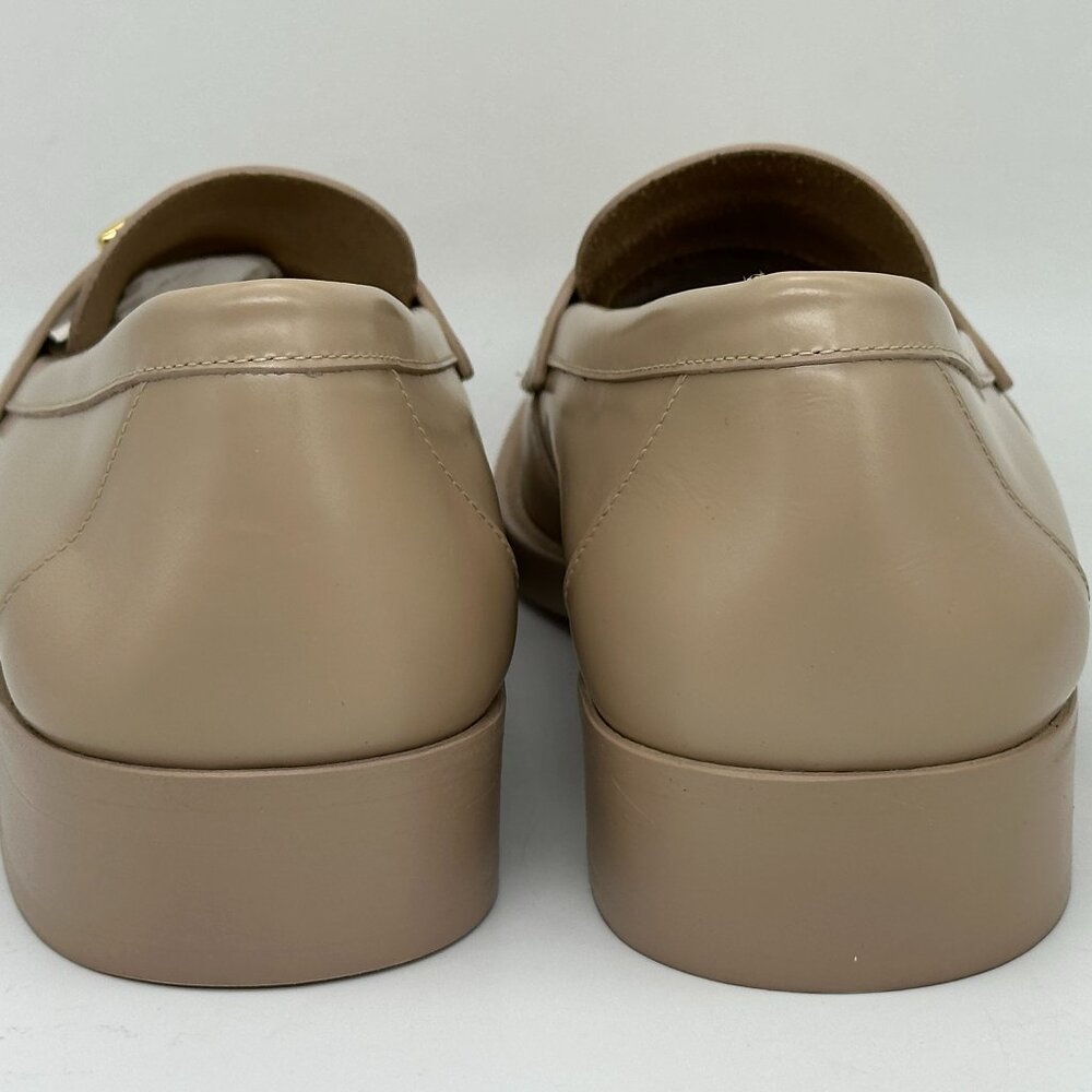 CHANEL 23B Two Tone Calfskin Leather CC Logo Loafers Flat Shoes - Picture 7 of 16
